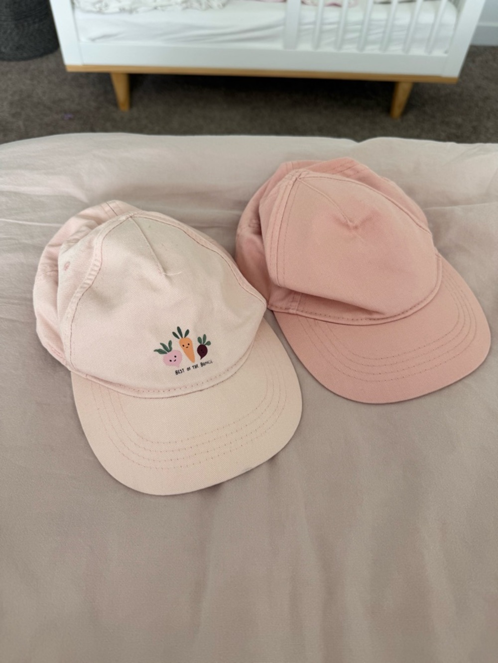 2-Packs Cotton Caps 3/4T